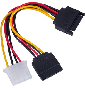 Adapter SATA - SATA/Molex AKYGA AK-CA-32 0.15 m