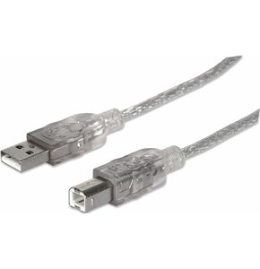 Kabel USB-A - USB-B MANHATTAN 345408 5 m