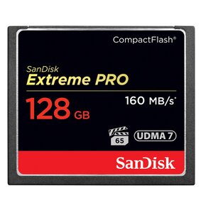 Karta pamięci SANDISK Compact Flash Extreme Pro 128 GB