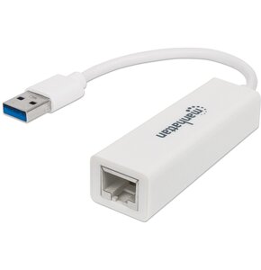 Adapter USB - RJ45 MANHATTAN 0.1 m