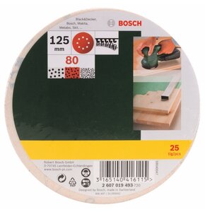Papier ścierny BOSCH Promoline 125 mm (25 szt.)