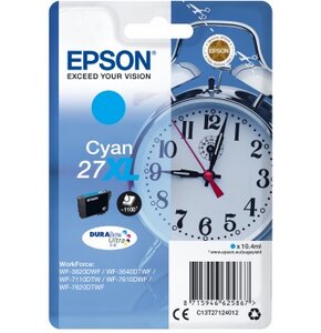 Tusz EPSON T2712 27XL Błękitny 10.4 ml C13T27124012
