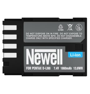 Akumulator NEWELL 1860 mAh do Pentax D-LI90