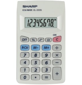 Kalkulator SHARP Handheld Box EL233S Srebrny
