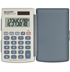 Kalkulator SHARP Handheld Box EL243S Srebrny
