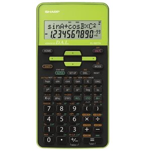 Kalkulator SHARP EL-531TH Zielony