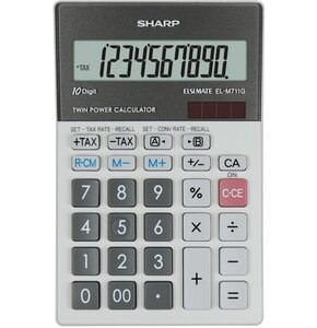 Kalkulator SHARP Desktop Box ELM711GGY Szary