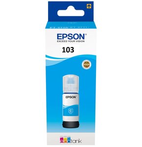 Tusz EPSON EcoTank 103 Błękitny 65 ml C13T00S24A