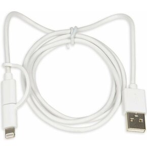 Kabel USB - Lightning/Micro USB IBOX 1 m