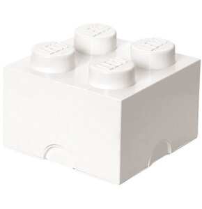 Pojemnik na LEGO klocek Brick 4 Biały 40031735