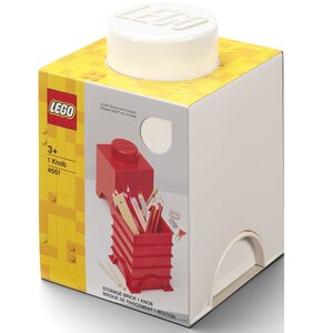 Pojemnik na LEGO klocek Brick 1 Biały 40011735