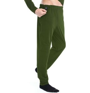 Podgrzewane spodnie GLOVII GP1CL (rozmiar L) Zielony
