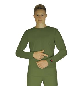 Podgrzewana bluza GLOVII GJ1CXL (rozmiar XL) Zielony