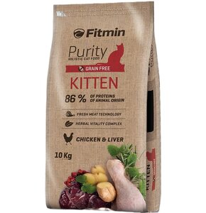 Karma dla kota FITMIN Cat Purity Kitten Kurczak 10 kg