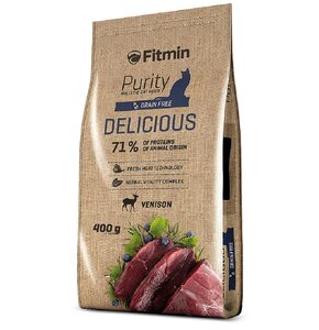 Karma dla kota FITMIN Cat Purity Delicious Dziczyzna 400 g
