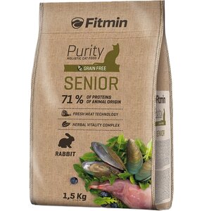 Karma dla kota FITMIN Cat Purity Senior Królik 1.5 kg