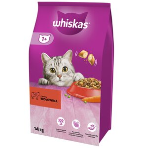 Karma dla kota WHISKAS Wołowina 14 kg