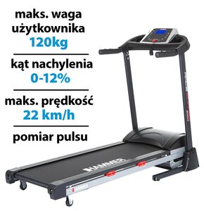 Bieżnia elektryczna HAMMER Race runner 2200i 22km/h