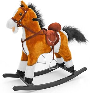 Koń na biegunach MILLY MALLY Mustang Jasnobrązowy