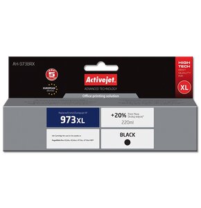 Tusz ACTIVEJET do HP 973 XL L0S07AE Czarny 220 ml AH-973BRX