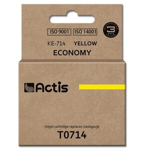 Tusz ACTIS do Epson T0714 / T0894 / T1004 Żółty 13.5 ml KE-714