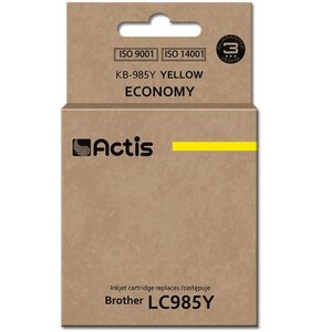 Tusz ACTIS do Brother LC-985Y Żółty 19.5 ml KB-985Y