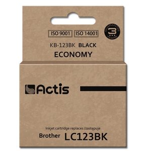 Tusz ACTIS do Brother LC-123BK  / LC-121BK Czarny 15 ml KB-123BK
