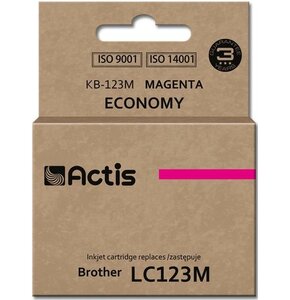 Tusz ACTIS do Brother LC-123M / LC-121M Purpurowy 10 ml KB-123M