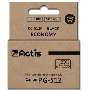 Tusz ACTIS do Canon PG-512 Czarny 15 ml Czarny KC-512R