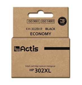 Tusz ACTIS do HP 302 XL F6U68AE Czarny 15 ml KH-302BKR