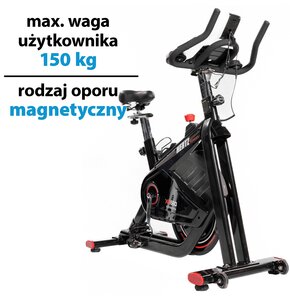Rower spinningowy HERTZ FITNESS XR-660