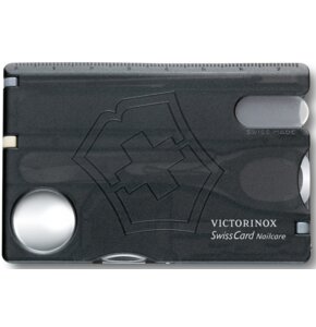 Niezbędnik VICTORINOX SwissCard Nailcare 0.7240.T3 Czarny