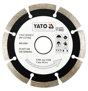 Tarcza do cięcia YATO YT-6002 115 mm