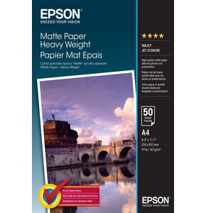 Papier fotograficzny EPSON Heavy Weight A4 Mat 50 arkuszy