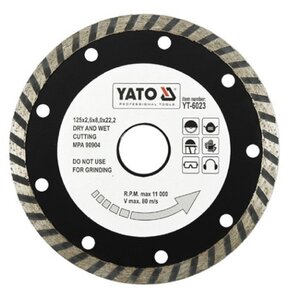 Tarcza do cięcia YATO YT-6023 125 mm