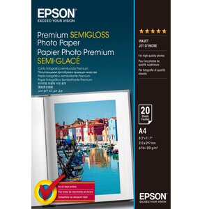 Papier fotograficzny EPSON Premium Semigloss A4 20 arkuszy