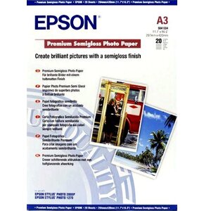 Papier fotograficzny EPSON Premium Semigloss A3 20 arkuszy