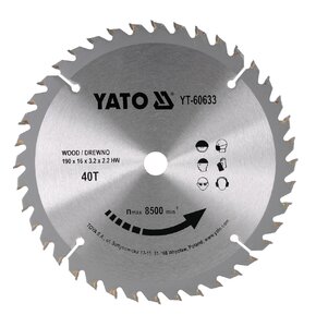 Tarcza do cięcia YATO YT-60633 190 mm
