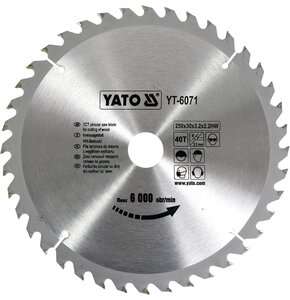 Tarcza do cięcia YATO YT-6071 250 mm