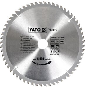 Tarcza do cięcia YATO YT-6072 250 mm