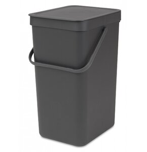 Kosz na śmieci BRABANTIA Sort & Go 16L Szary