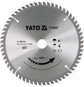 Tarcza do cięcia YATO YT-60907 180 mm