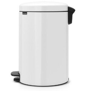 Kosz na śmieci z pedałem BRABANTIA 111785 NewIcon szczelna pokrywa, nie przepuszcza zapachów 30L Biały