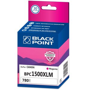 Tusz BLACK POINT do Canon PGI-1500XLM Purpurowy 12 ml BPC1500XLM