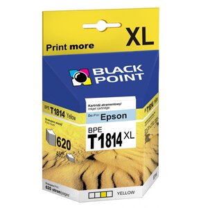 Tusz BLACK POINT do Epson T1814 Żółty 8.5 ml BPET1814XL