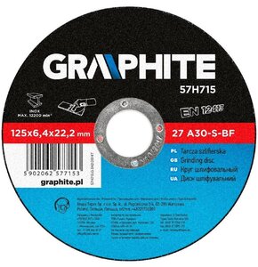 Tarcza do szlifowania GRAPHITE 57H715 125 mm