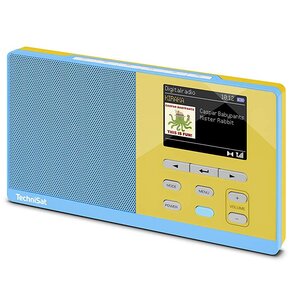 Radio TECHNISAT Digitradio Kira 1 Niebiesko-żółty