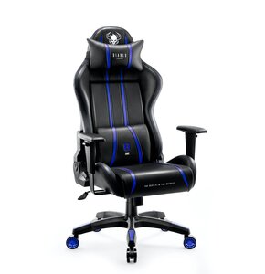 Fotel DIABLO CHAIRS X-One Czarno-niebieski
