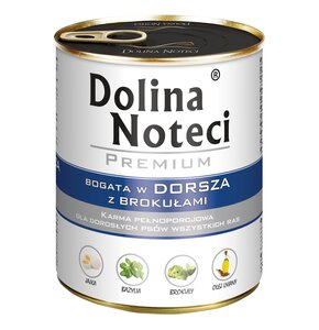 Karma dla psa DOLINA NOTECI Premium Dorsz z brokułami 800 g