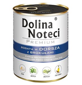 Karma dla psa DOLINA NOTECI Premium Dorsz z brokułami 400 g